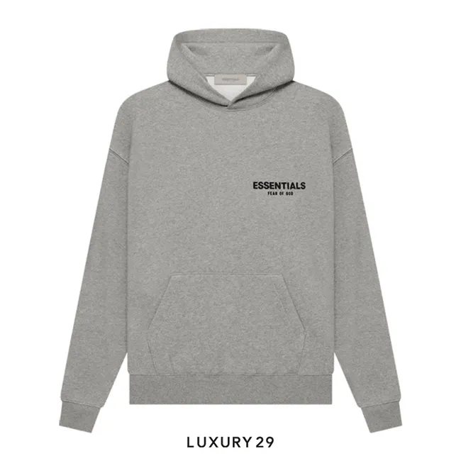 Essentials Fear Of God Hoodie Dark Oatmeal  (FW22)