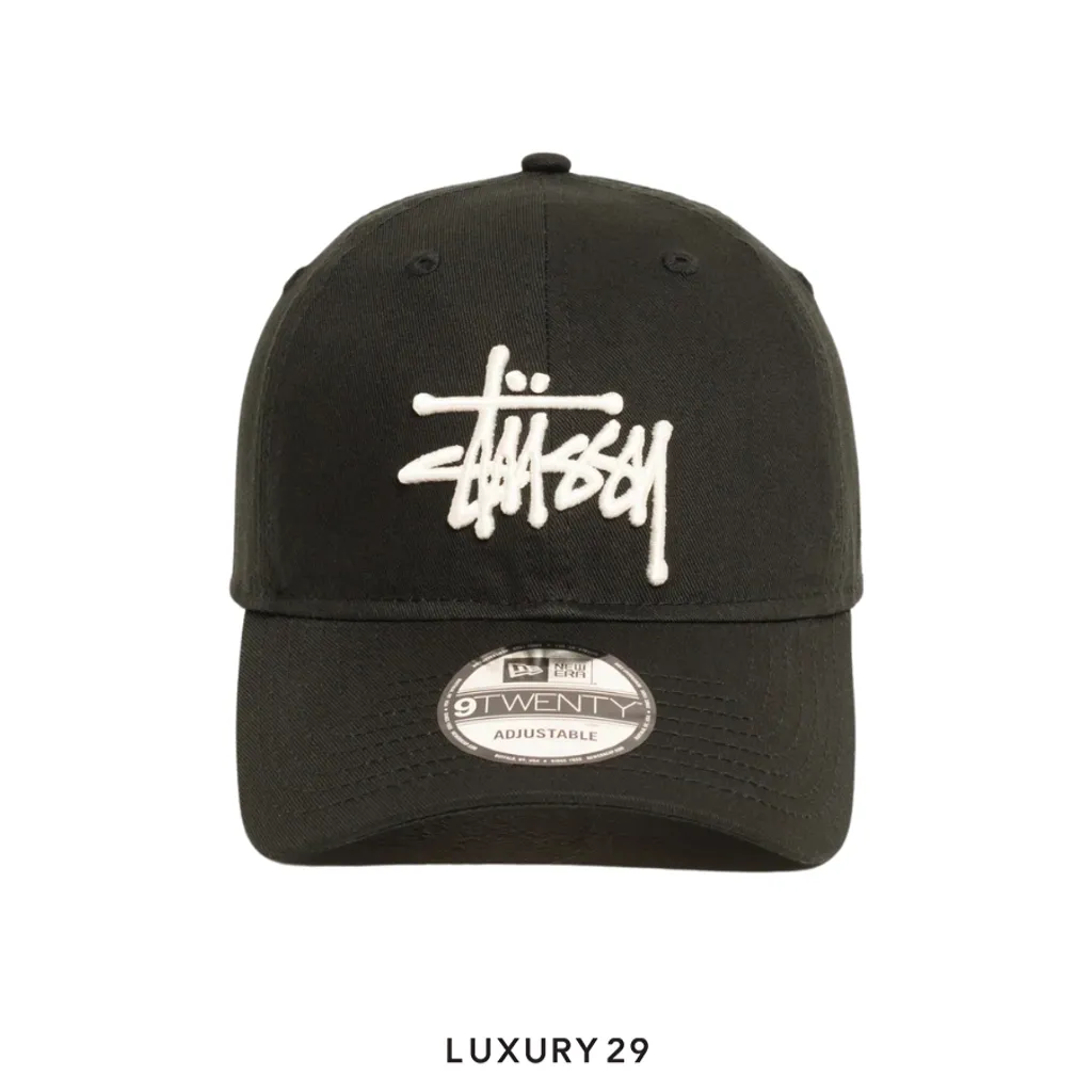 STUSSY 9TWENTY BASIC CAP BLACK(Free Size, Black)