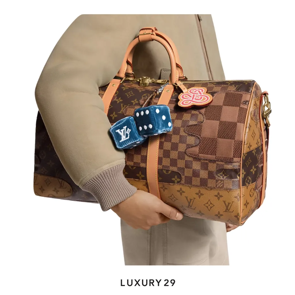 Louis Vuitton LV Lucky Dice bag charm Blue(Mini, Blue)