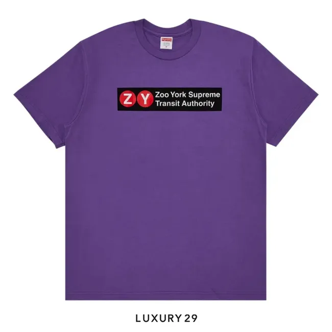Supreme x Zoo York Transit Tee Purple