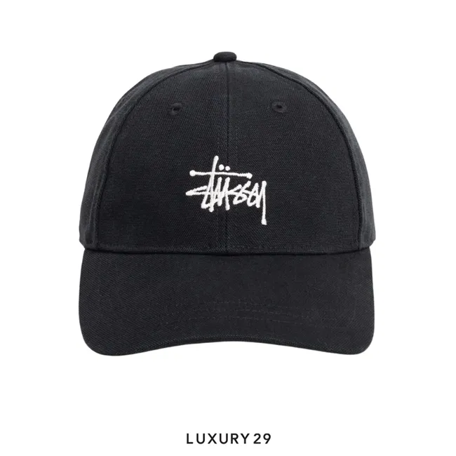 STUSSY BASIC STUSSY CAP BLACK