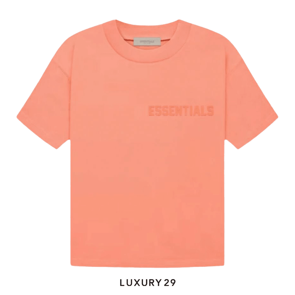 Essentials Fear Of God T-Shirt Coral(2XS, Orange)
