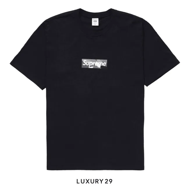 Supreme Emilio Pucci Box Logo Tee Black/Black