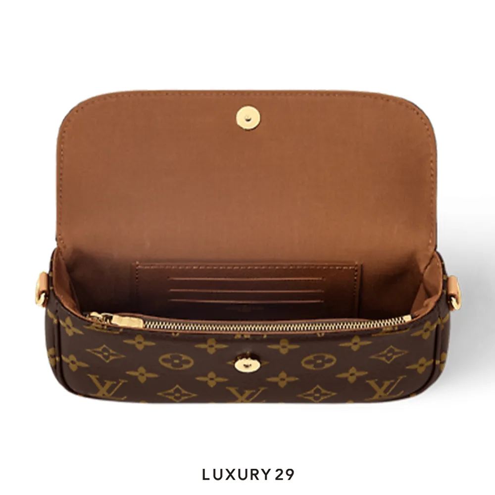 Louis Vuitton LV Ivy Wallet on Chain Bag Monogram Canvas Brown(Small, Brown)