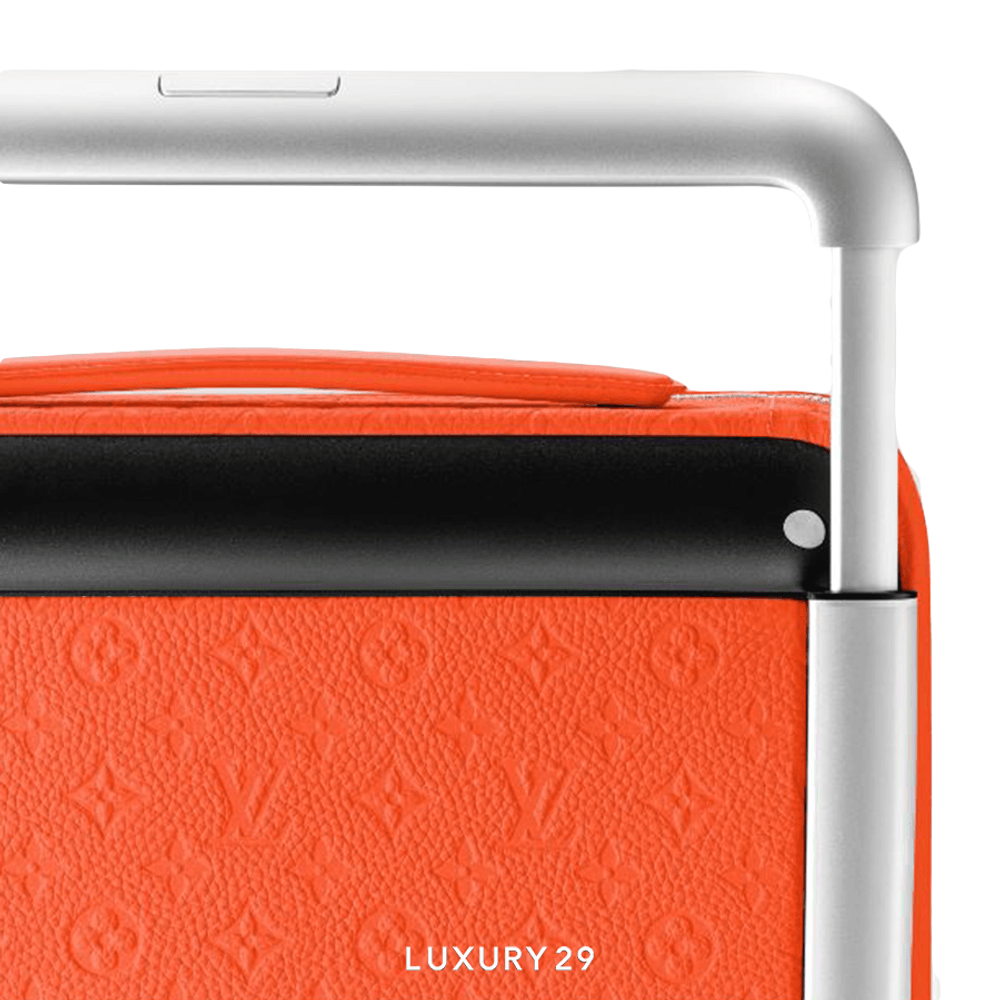 Louis Vuitton LV Horizon 55 Suitcase Taurillon Monogram Cowhide Leather(Large, Orange)
