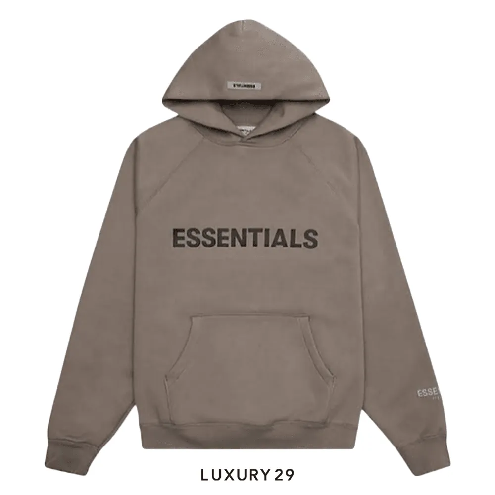 Essentials Fear Of God Hoodie Taupe (SS22)(XS, Brown)