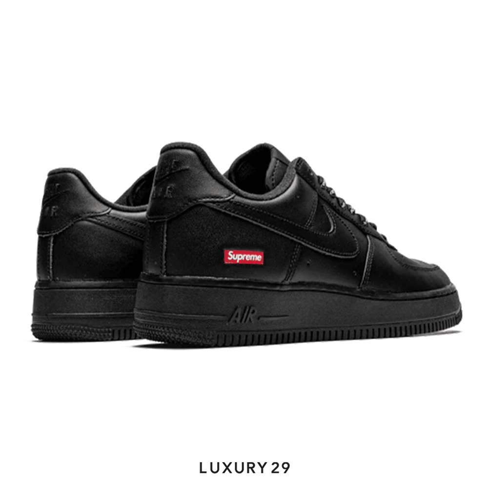 Nike Air Force 1 Low Supreme Black(M)(40, Black)