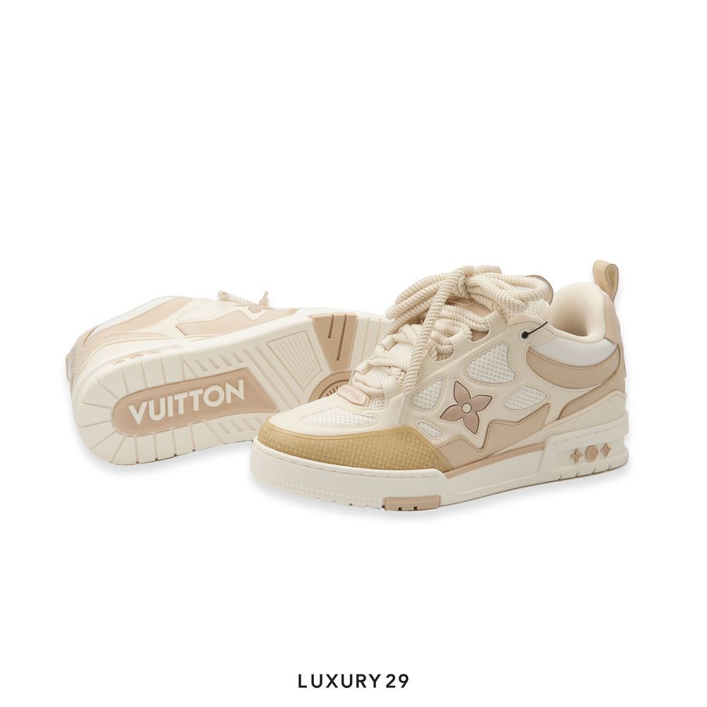 LV Skate Sneaker Beige(M)(40.5, Neutrals)