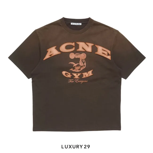 Acne Studios Seasonal Logo t-shirt Dark brown