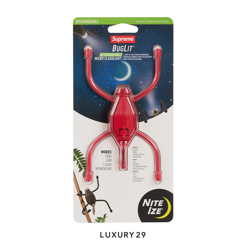 Supreme Nite Ize Buglit Red(Free Size, Red)