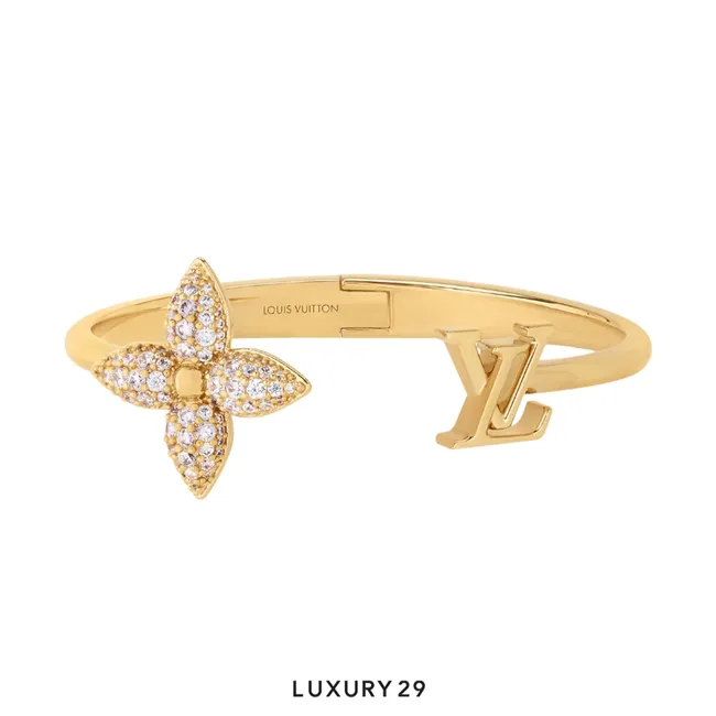 Louis Vuitton Louisette Signature Strass Bracelet