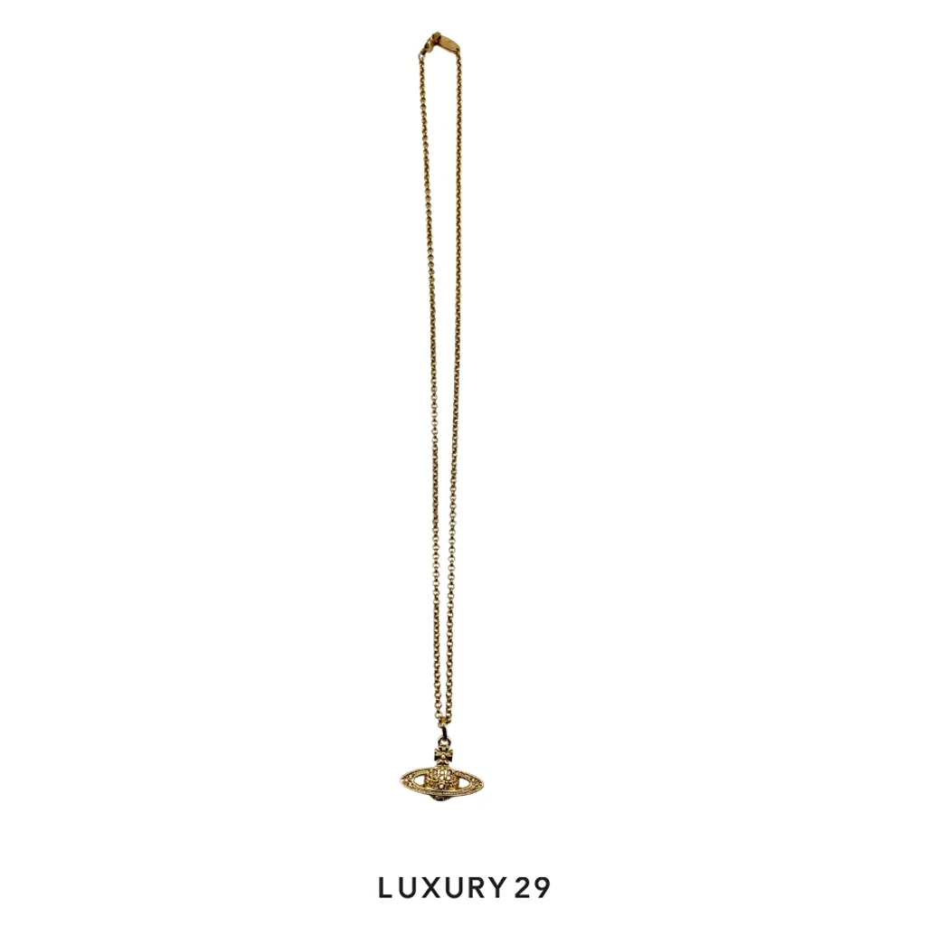 VIVIENNE WESTWOOD Man. Mini Bas Relief Orb Pendant Necklace