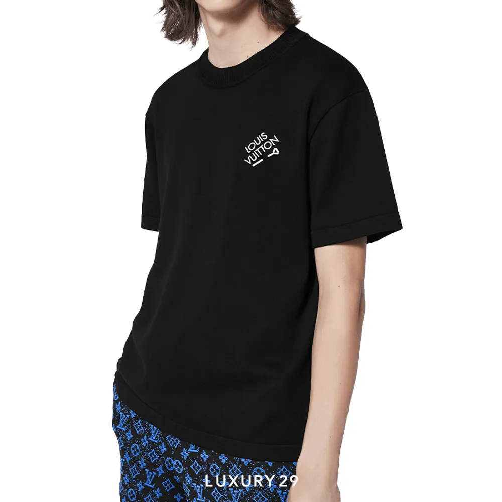 Louis Vuitton LV Signature Short-Sleeved T-Shirt Noir