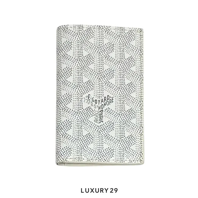Goyard Saint-Pierre Card Wallet White