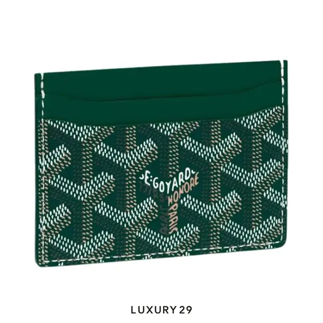 Goyard Saint-Sulpice Card Wallet Green