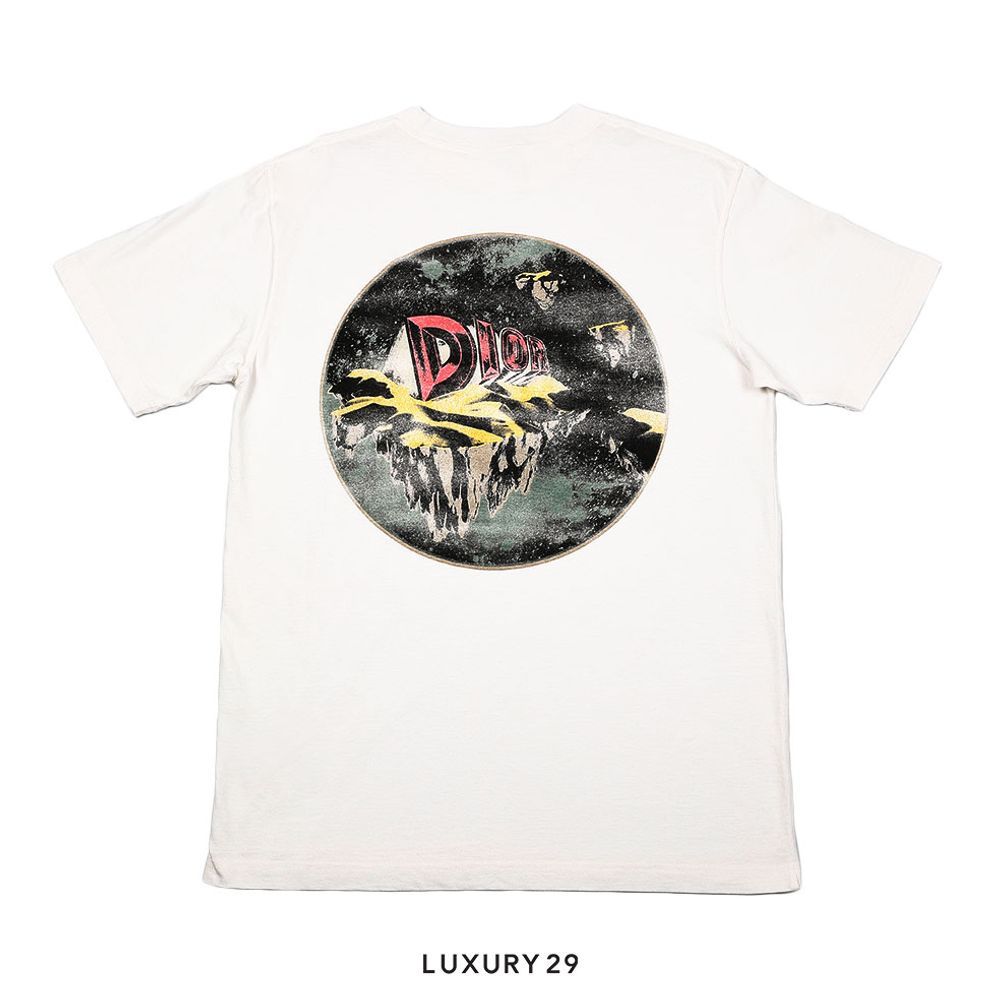 Dior Relaxed-Fit T-Shirt White Slub Cotton Jersey(S, White)