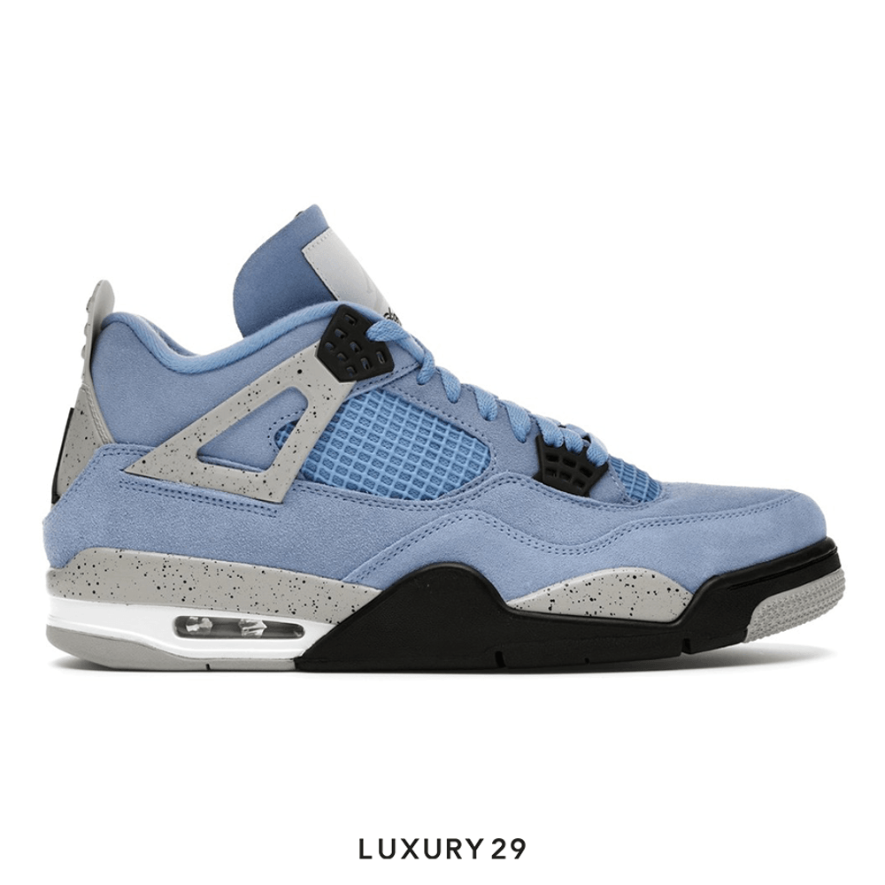 Nike Jordan 4 Retro University Blue(41, Blue)