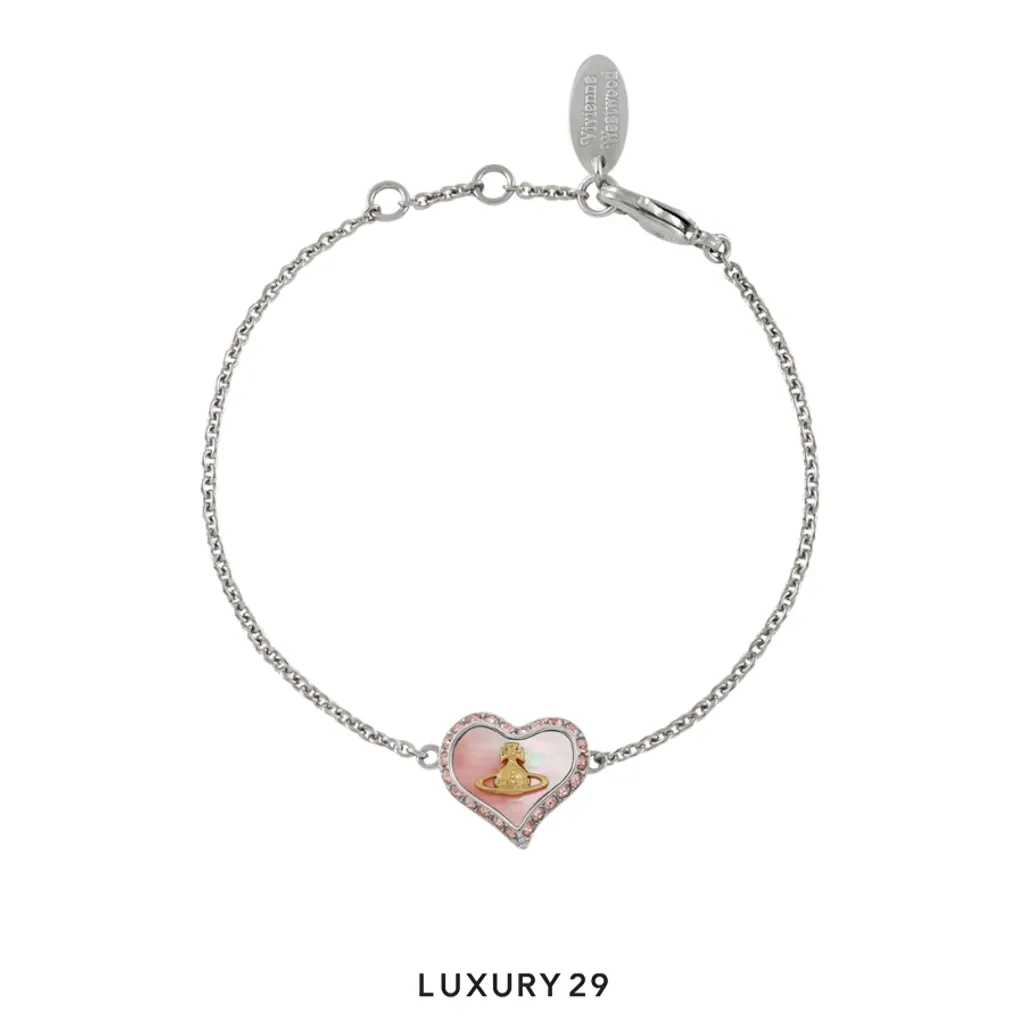 Vivienne westwood Petra Bracelet SS25 WH U (SET8)(Free Size, Pink)