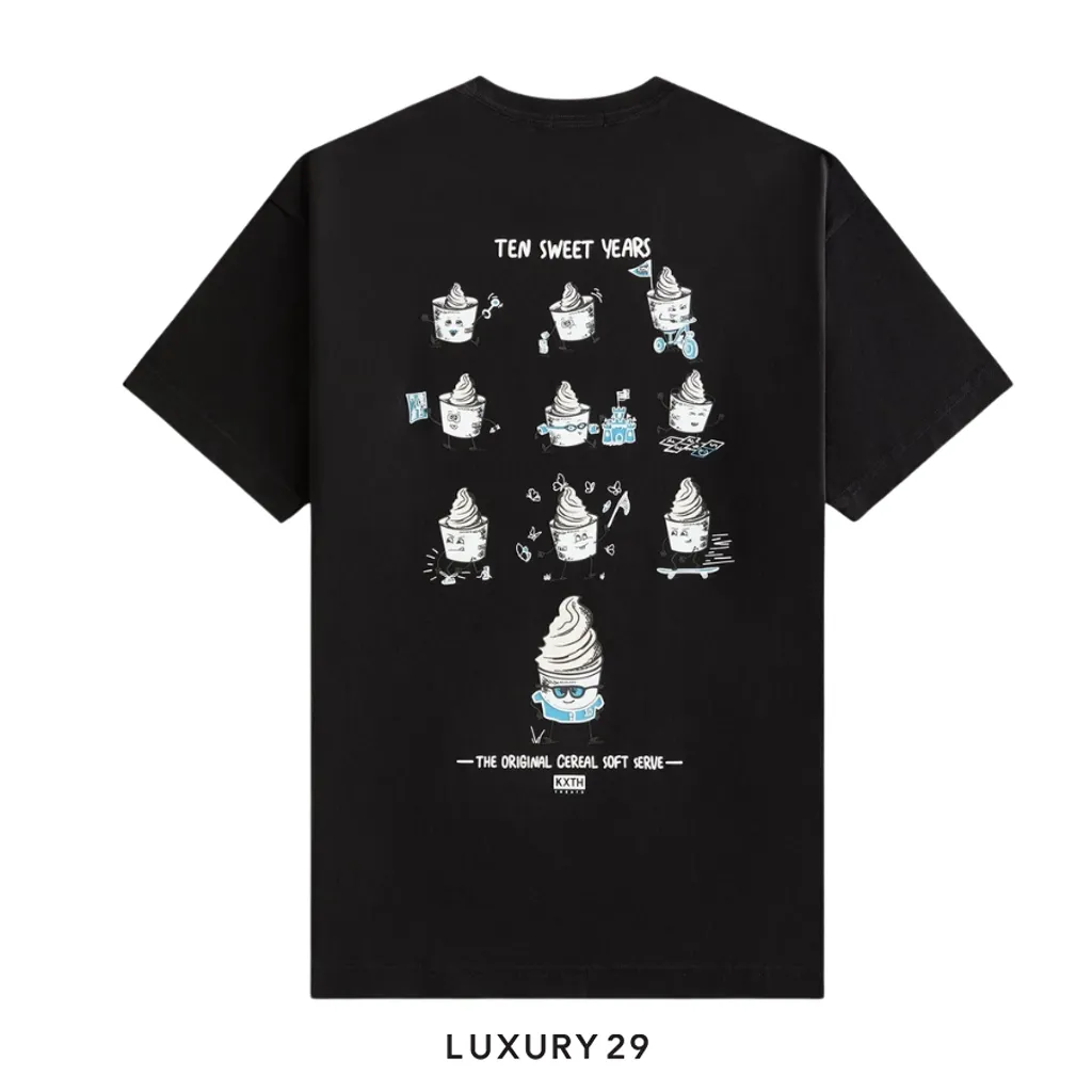 Kith Treats 10 Years Tee Black(M, Black)