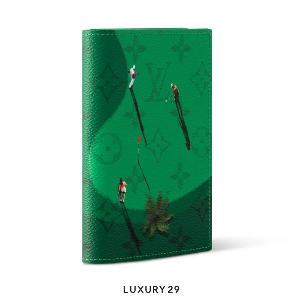 Louis Vuitton LV Passport cover Colored Monogram Canvas Green(Small, Green)
