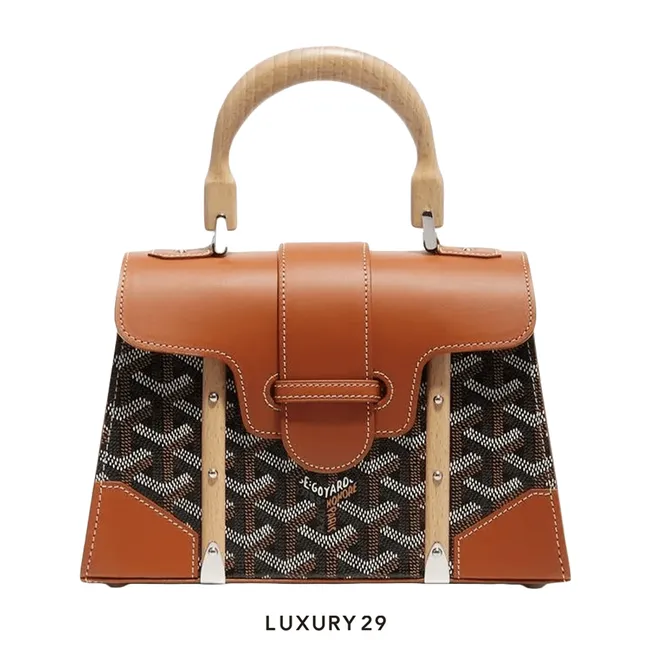 Goyard Saigon Structure Mini Bag Black & Tan