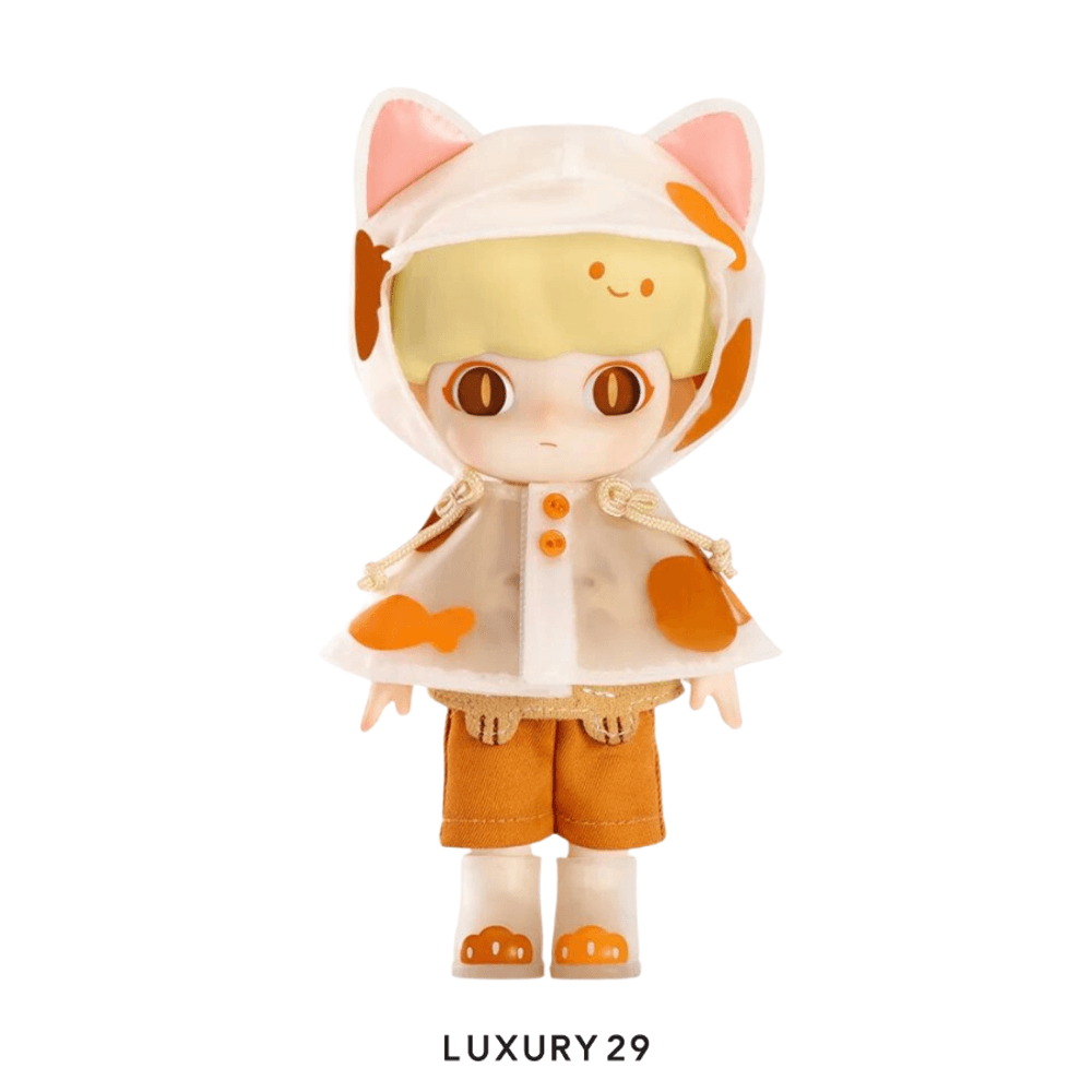 POP MART DIMOO Raincoat Cat Action Figure