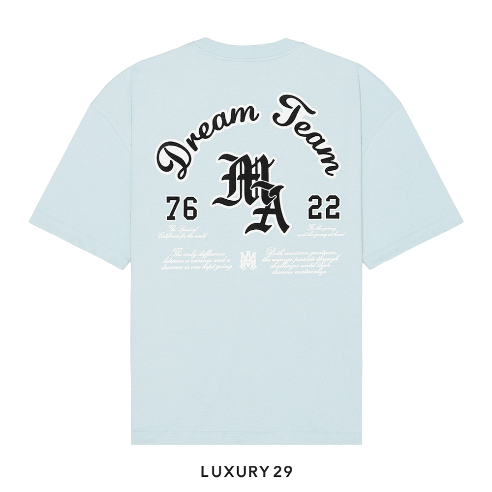 Amiri Dream Team Oversized Tee(2XL, Blue)