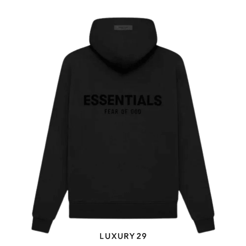 Essentials Fear Of God Hoodie Stretch Limo (FW22)(S, Black)