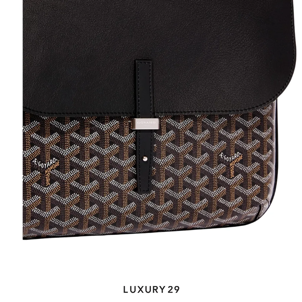 Goyard Coursier Messenger Bag Black(Small, Black)