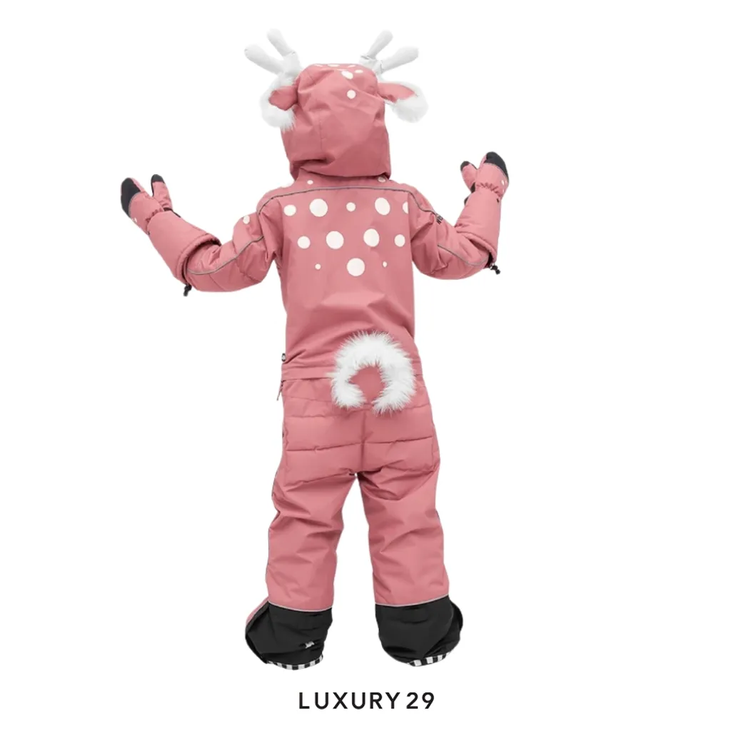 Weedo Kids Snowsuit OH DEER PINK(S, Pink)
