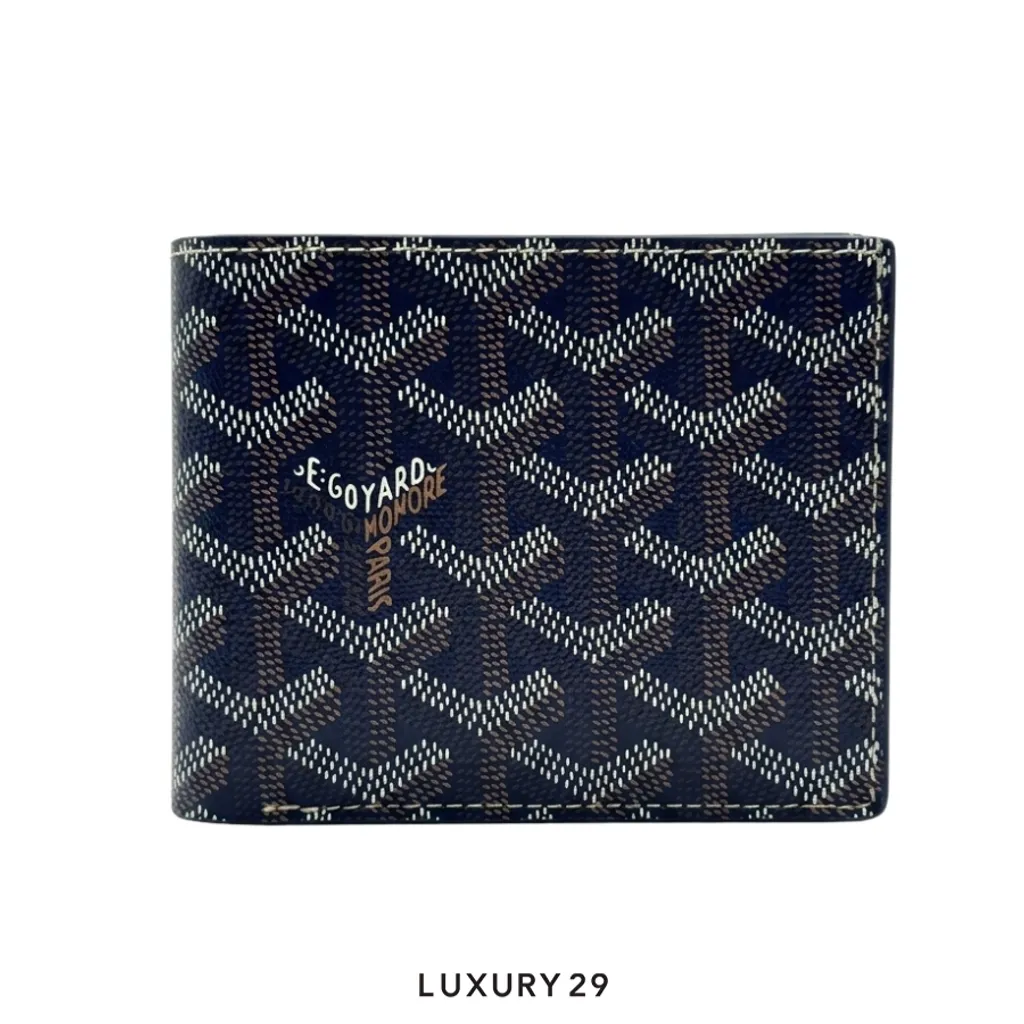 Goyard Victoire Wallet Navy Blue(Small, Blue)