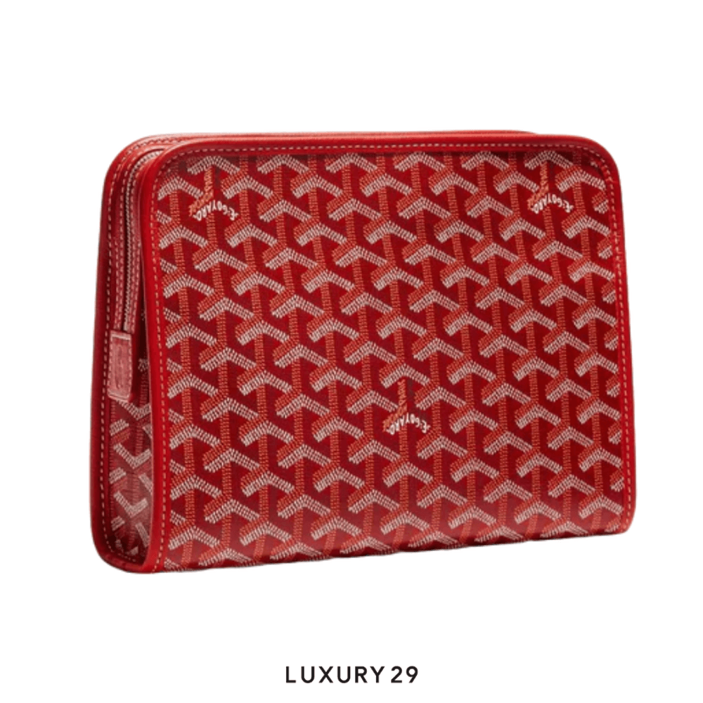 Goyard Jouvence GM Toiletry Bag Red(Large, Red)