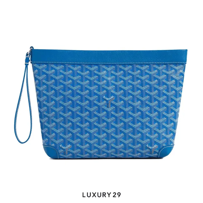 Goyard Conti Pouch Sky Blue