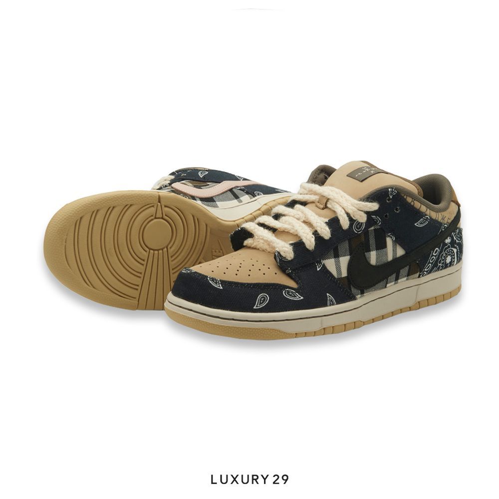 Nike SB Dunk Low Travis Scott (Regular Box)(44, Black)