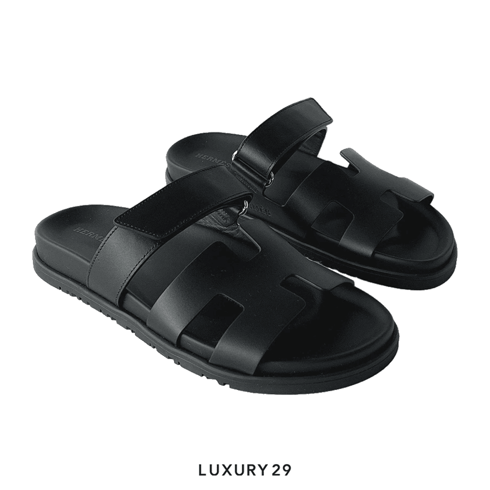 Hermes Chypre sandal Noir(44, Black)