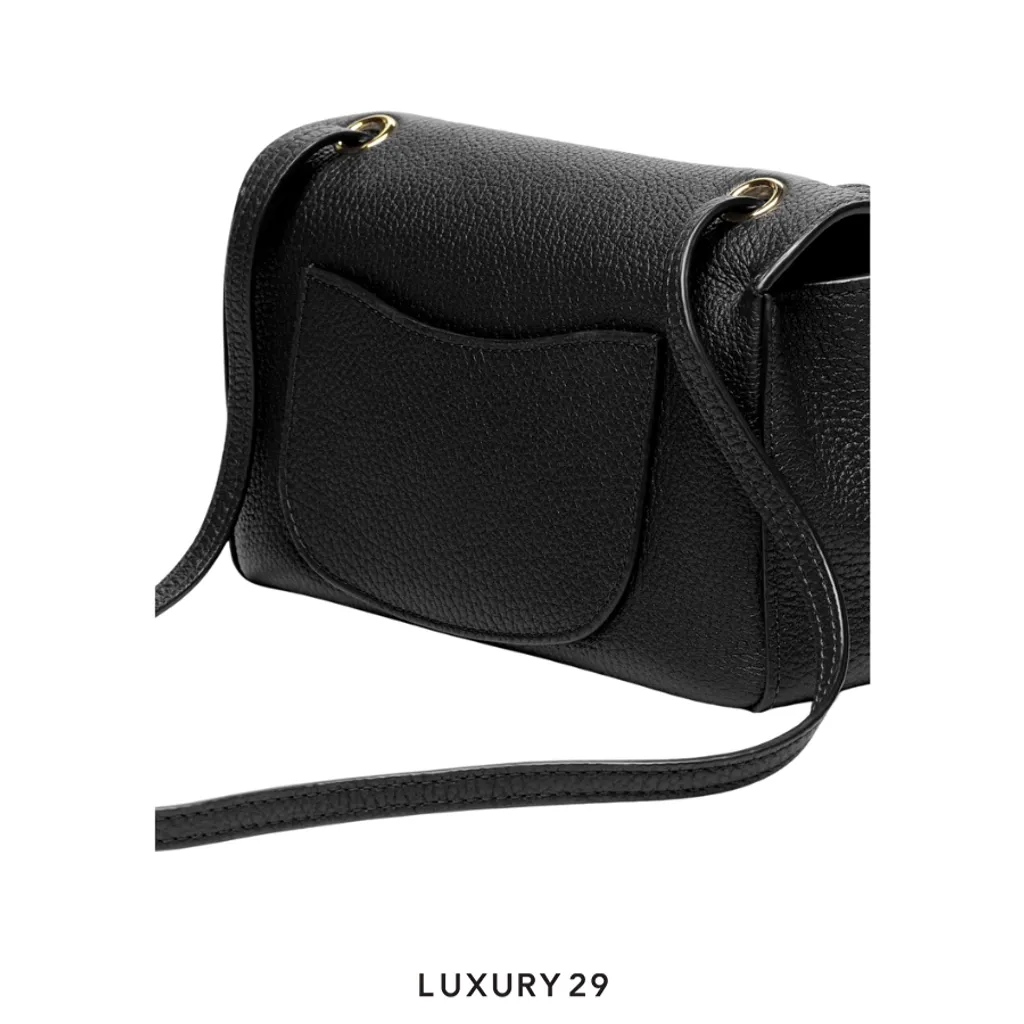 Chanel Mini Preppy Coco Flap Bag Grained Calfskin & Gold-Tone Metal Black(Small, Black)
