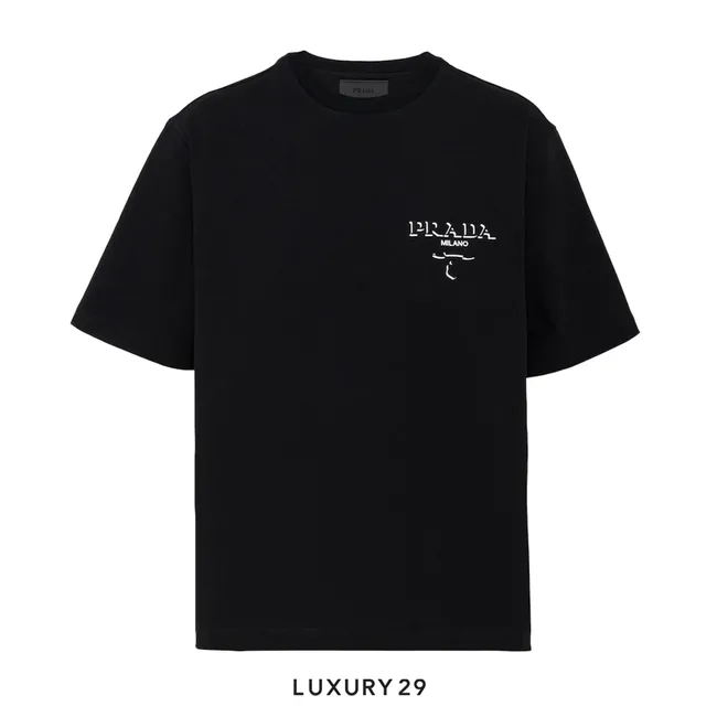 Prada Cotton T-shirt Black