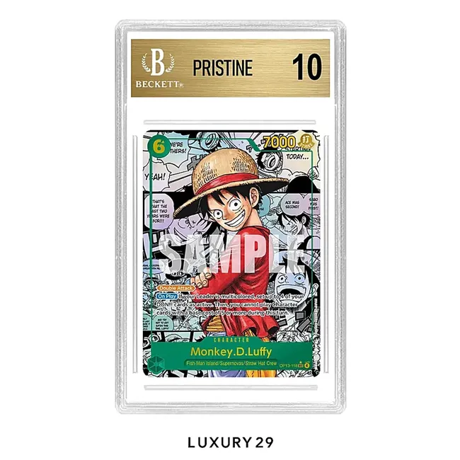 One Piece Monkey.D.Luffy  (118)  (Manga) Carrying On His Will SEC OP13-118  (BGS10)