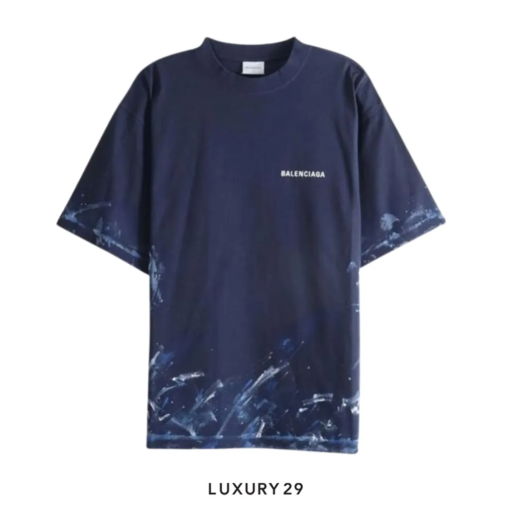 Balenciaga Blue T-Shirts & Vests - T-Shirts Blue(M, Blue)