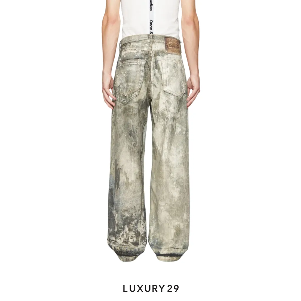 パンツ Acne Studios LOOSE FIT TROUSERS 1981M 46 Acne Studios - Loose fit trousers- 1981 - Cold grey