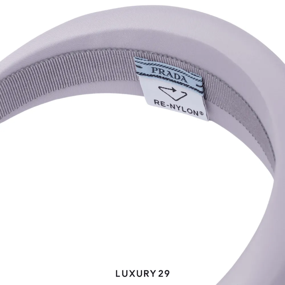 Prada Re-Nylon headband Wisteria(Free Size, Purple)