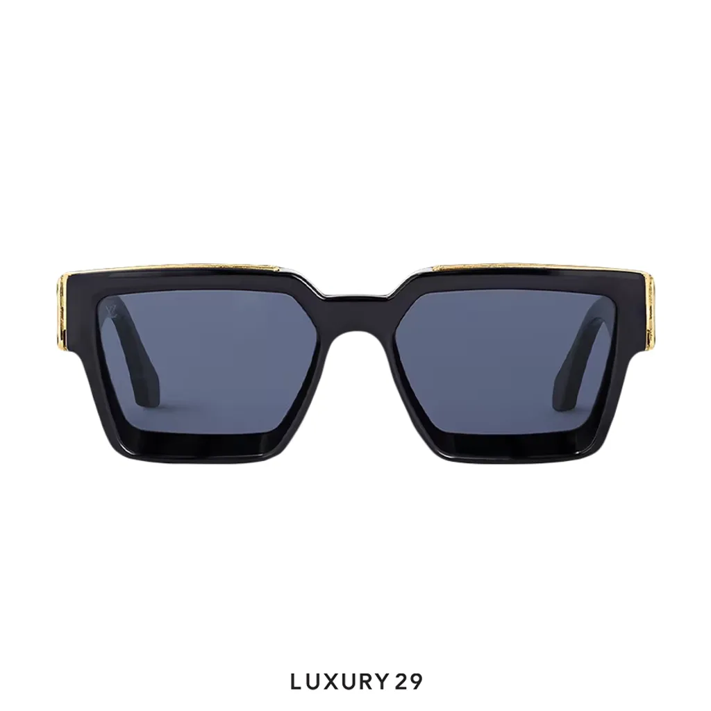 Louis Vuitton LV Sunglasses 1.1 Millionaires All Black Lenses(Free Size, Black)