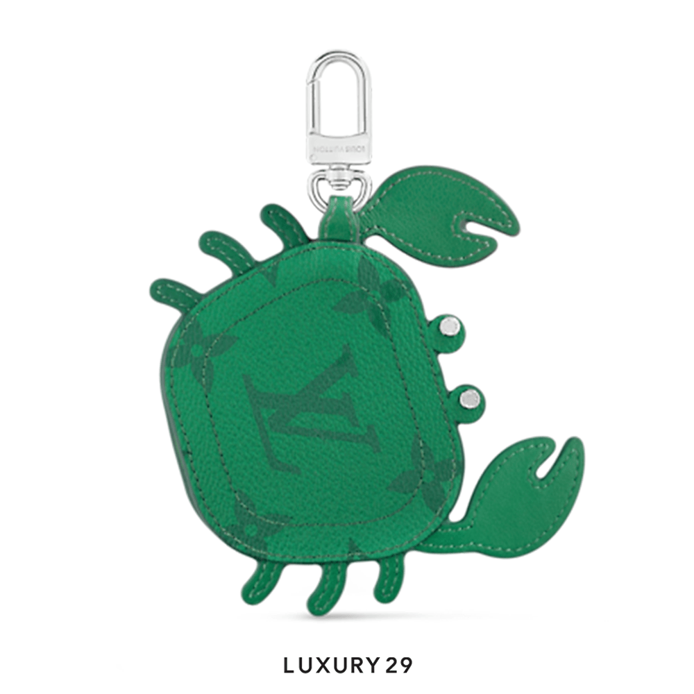 Louis Vuitton LV Crab Bag Charm Green(Small, Green)