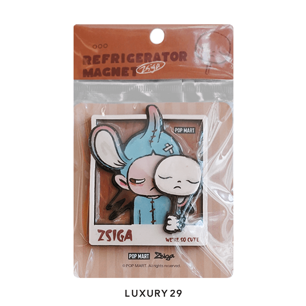 POP MART Zsiga Magnet(Free Size, Blue)