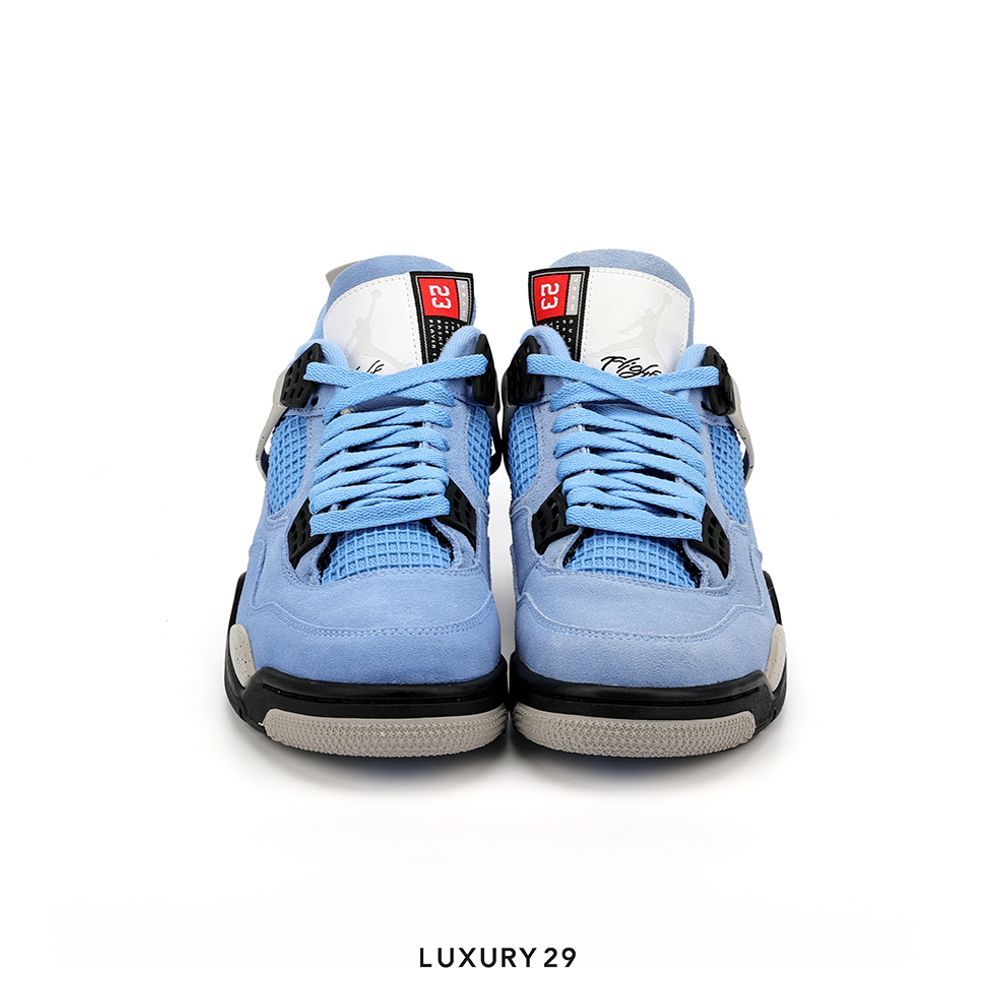 Nike Jordan 4 Retro University Blue(41, Blue)