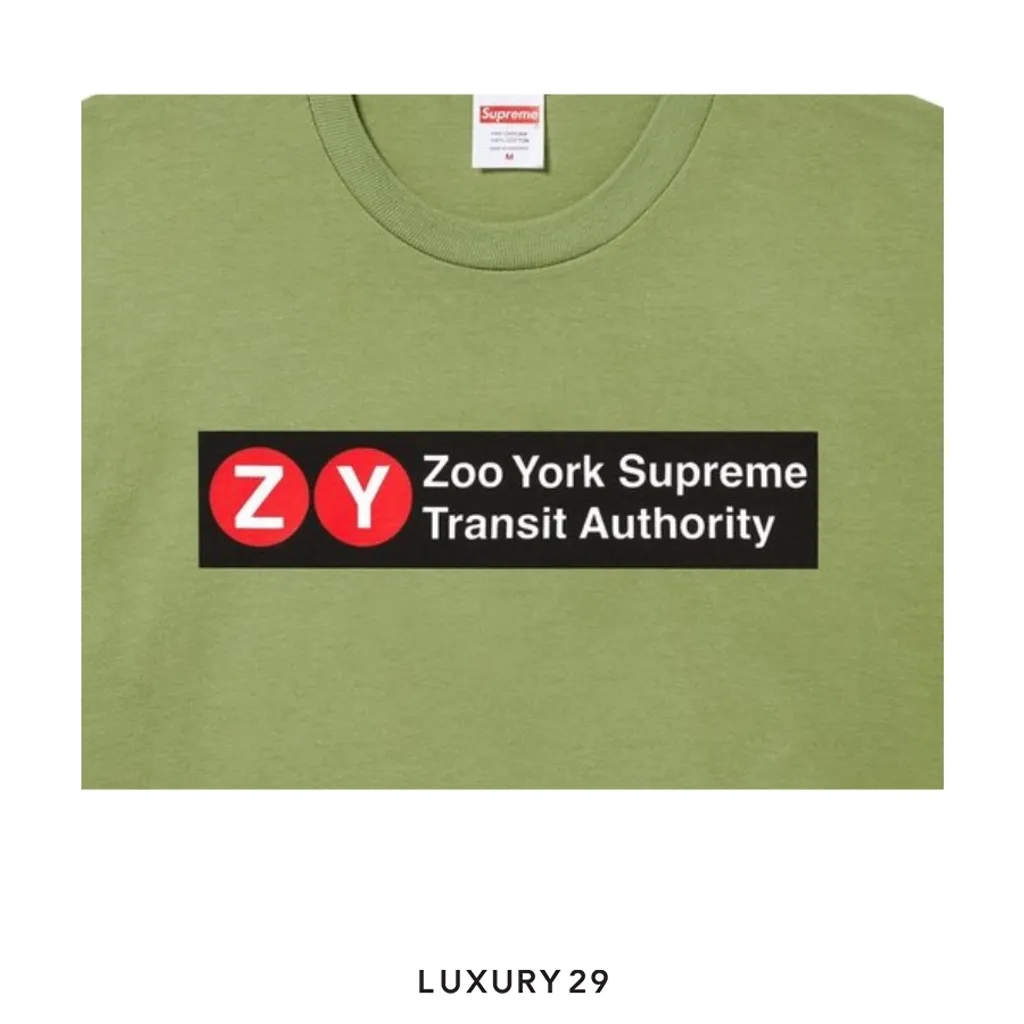 Supreme x Zoo York Transit Tee Moss(S, Green)
