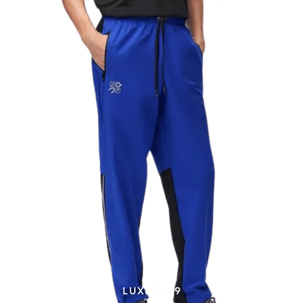 On x Loewe Tracksuit trousers in technical shell Blue(XS, Blue)