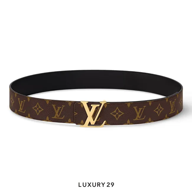 Louis Vuitton LV Initiales 40mm Reversible Belt Black
