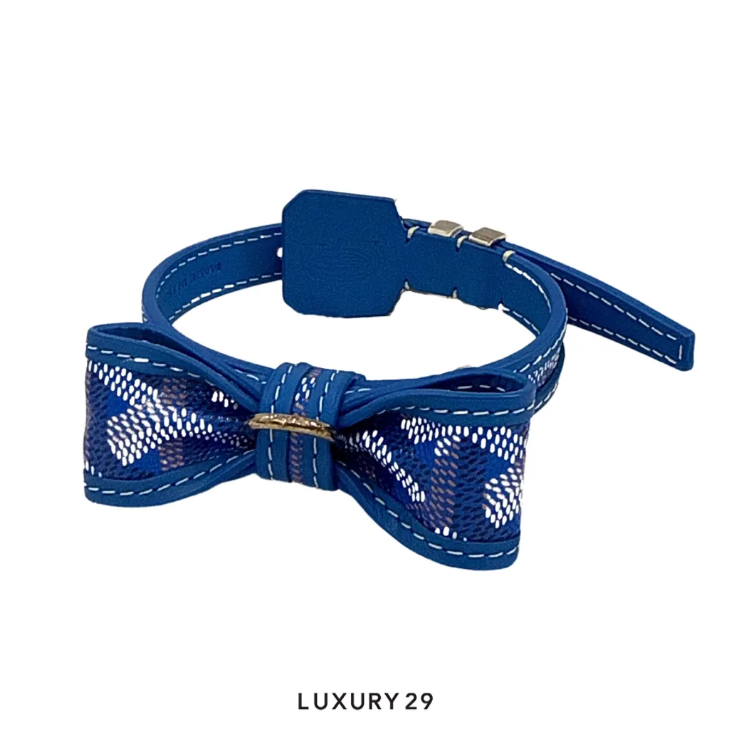 Goyard Oscar Collar Sky Blue(Free Size, Blue)