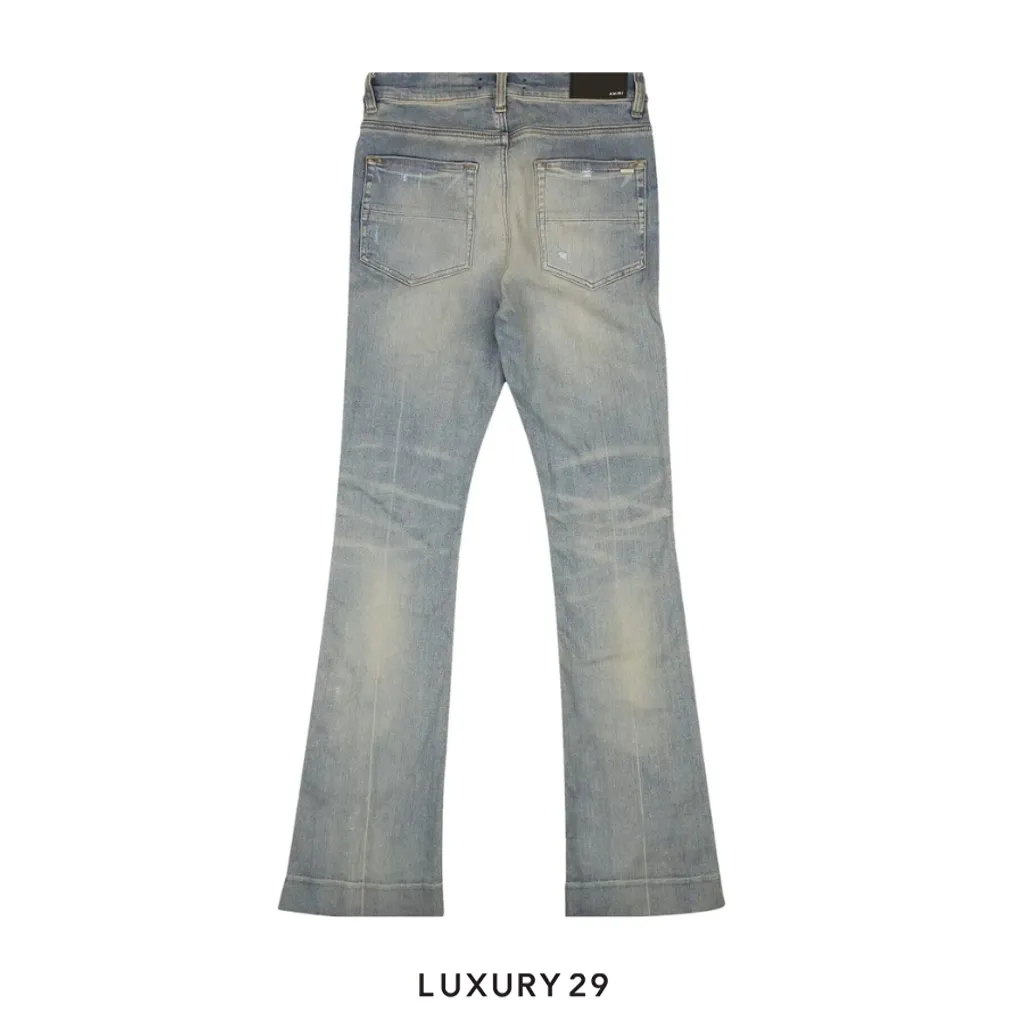 AMIRI STACK FLAIR JEAN CLAY INDIGO(M, Blue)